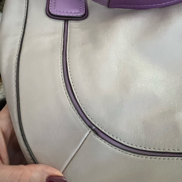 COACH F22510 Kristin Spectator Leather Round Satchel - Picture 11 of 16